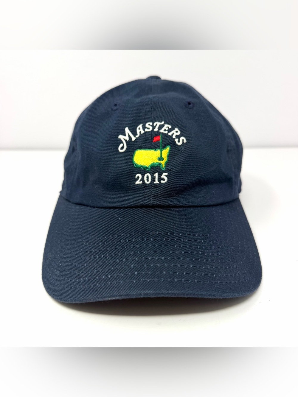 2015 Masters Augusta Golf Tournament Hat Strapback Cap Navy American Needle NWT